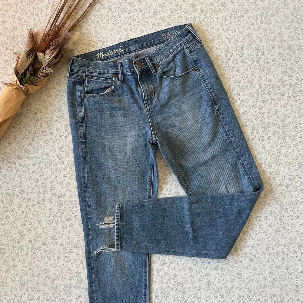 Madewell Boyjean Distressed Jeans Size 24
